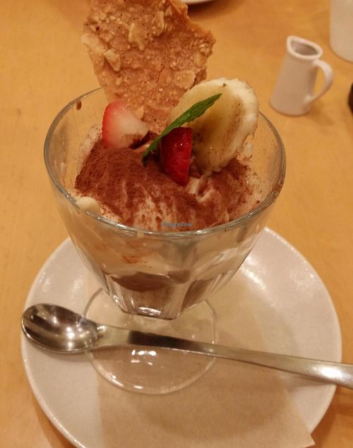 tiramisu parfait at Brown Rice ブラウンライス in Tokyo
