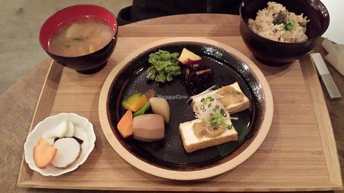 Tofu Set Menu at Brown Rice ブラウンライス in Tokyo