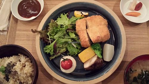 Tofu Set Menu at Brown Rice ブラウンライス in Tokyo