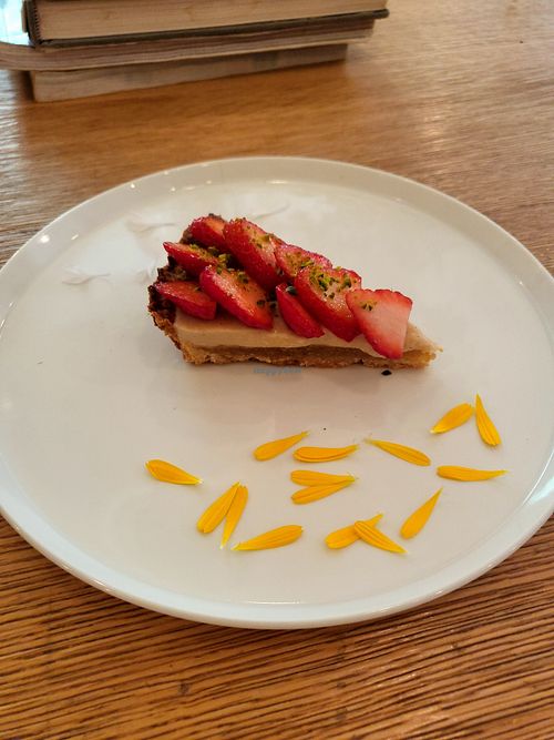 Strawberry pie at Brown Rice ブラウンライス in Tokyo