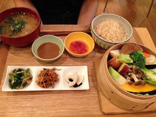 The vegetables were a bit too raw for this one at Brown Rice ブラウンライス in Tokyo