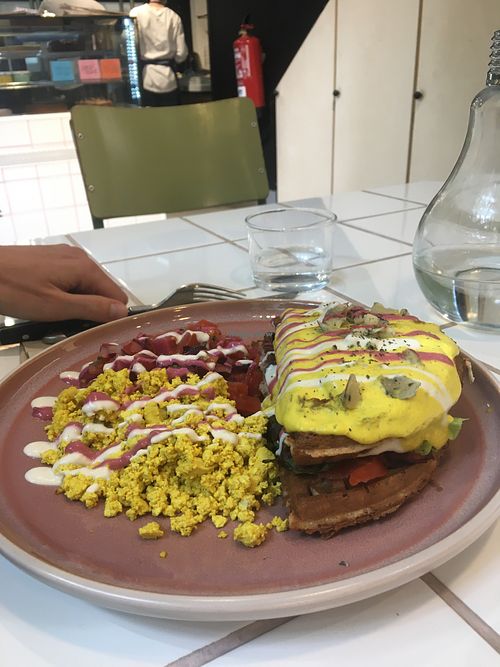 Waffle  at Väcka in Barcelona