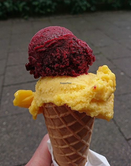 Vegan ice cream at Herrtotti Eis Manufaktur in Dusseldorf