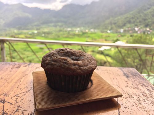 Banana muffin at Gaia in Sagada