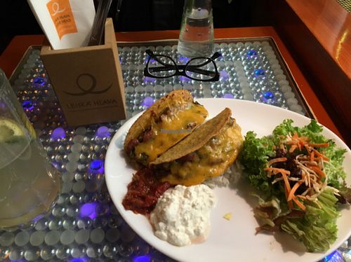 Tacos and homemade lemonade. at Clear Head - Lehka Hlava in Prague