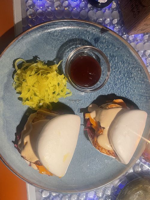 Ban tofu burger   at Clear Head - Lehka Hlava in Prague