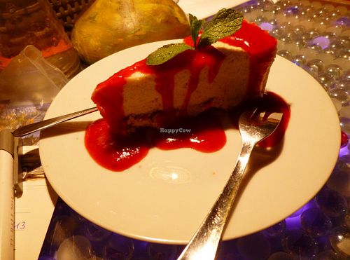 Cheescake with almond mouse if I remember it correctly :) at Clear Head - Lehka Hlava in Prague