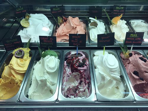 senza latte means without milk  at Sottozero in Jesolo