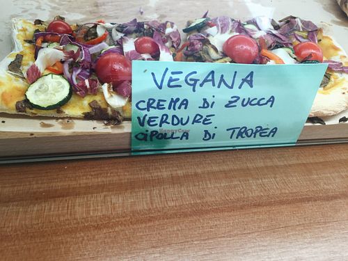 vegan pizza  at Pizza & Focaccia da Berton in Jesolo