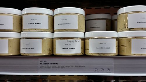 hummus  at Moss Eat in Copenhagen