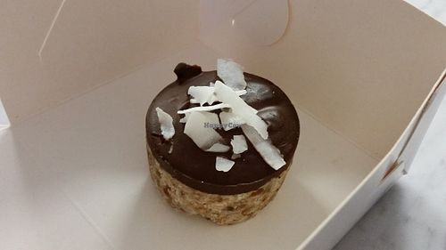 raw cake at Moss Eat in Copenhagen