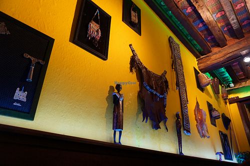 The interior. Nothing fancy but pretty cozy at Little Ethiopia in Antwerpen