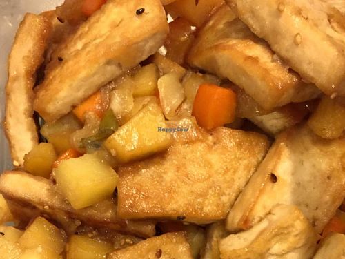 Braised tofu at Dosirak House in Tung Chung in Outlying Islands
