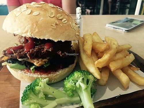 burger at Yi Ke Shu - Bayan Lepas in Penang