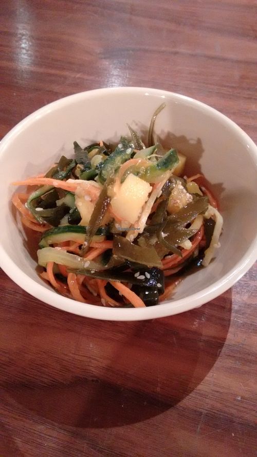 Cheeky wee mango salad. at The Hug and Pint in Glasgow