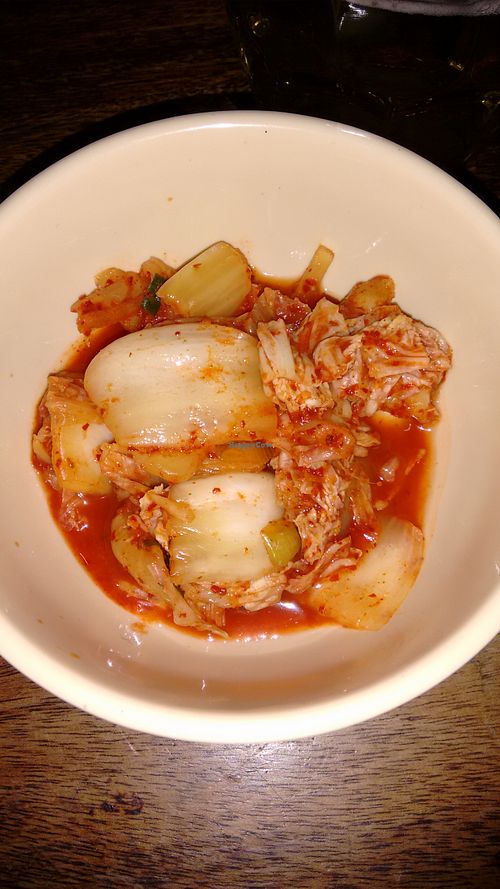 Kimchi at The Hug and Pint in Glasgow
