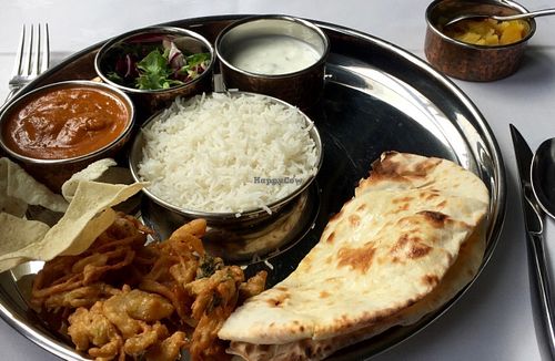 The yummy £7.95 lunch tali at Indian Temptation in Bath