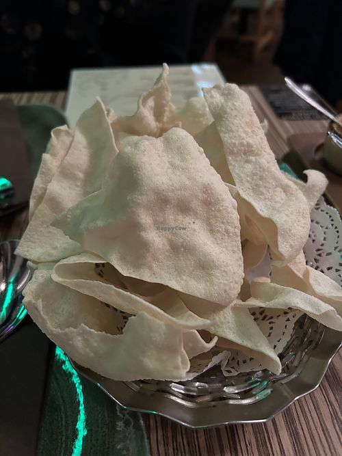 Popadoms   at Indian Temptation in Bath