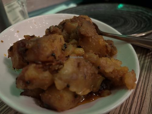 Bombay potatoes   at Indian Temptation in Bath