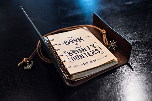 food hunter reward book at Pirates in Heidelberg