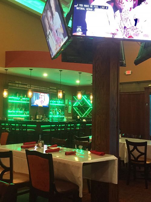 bar area up front at Tandoor in Lexington