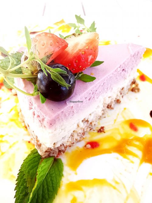 Raw cake at Pamario Takas in Juodkrante