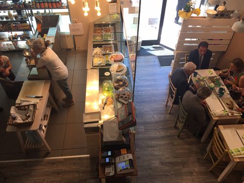 The place at BistroBio in Milan