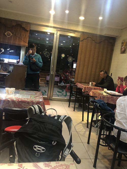 it’s a small place at Fu Hsin Vegetarian in Tainan