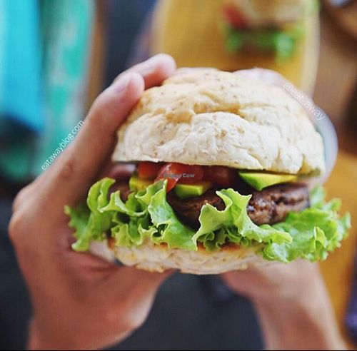 vegan dish at Motion Cafe in Canggu