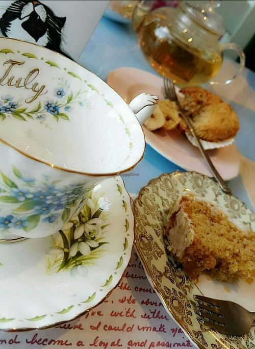 Green tea, peanut butter cupcake and ginger lime cake  at Lydia's CakeAway in Hull