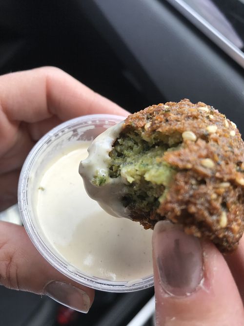 Falafel and Tahini  at Bakery House in Reading