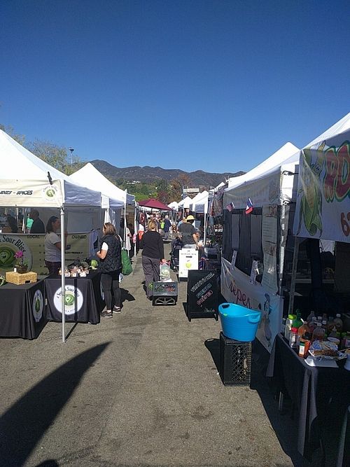 the front end at Farmer's Market in Pacific Palisades
