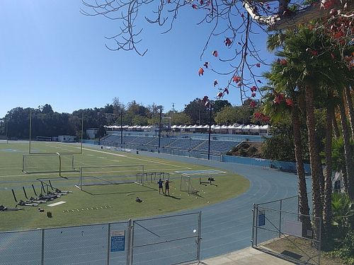from the street on the way at Farmer's Market in Pacific Palisades