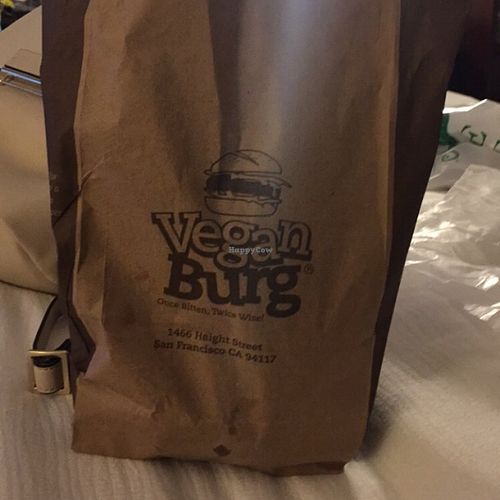 Delivery at VeganBurg in San Francisco
