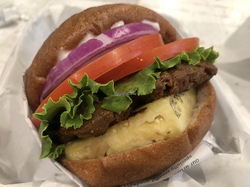 Teriyaki burger  at VeganBurg in San Francisco