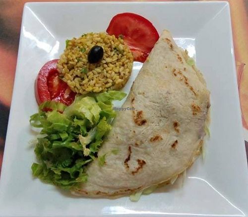 Tacco with vegetables  at Zlatna Krusha in Plovdiv