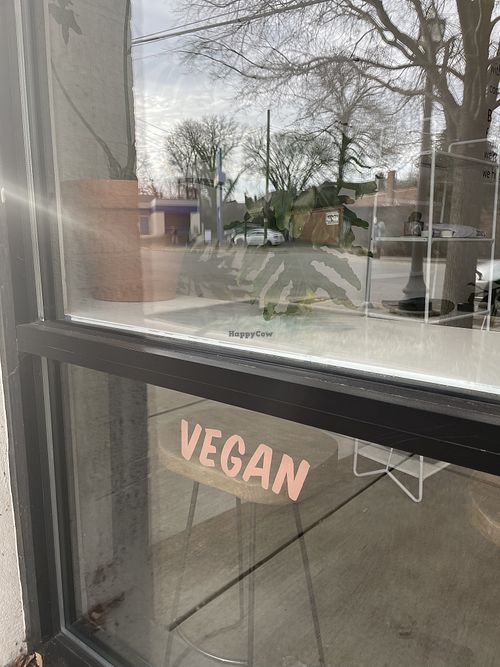 Store Front #Veganuary at Rooted Juicery + Kitchen - Madison Rd in Cincinnati