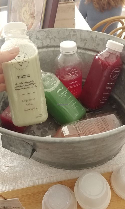 Juice Samples at Rooted Juicery + Kitchen - Madison Rd in Cincinnati