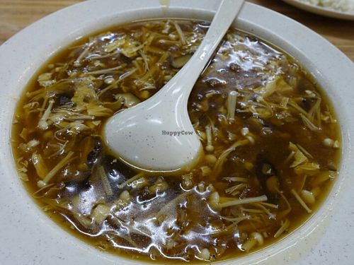 mock shark fin soup  at New Realm 素林 in Central Singapore