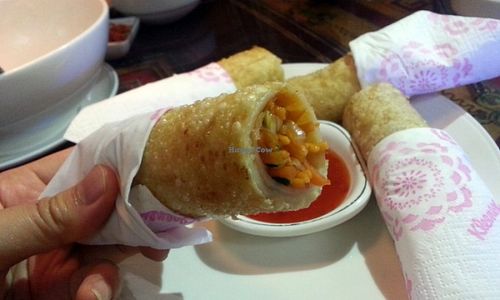 veg rolls at Gurkha 구르카 in Seoul