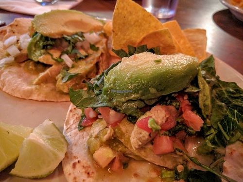 2 vegan tacos at El Chupacabra - Lake Union Park in Seattle