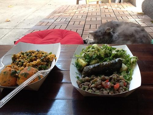 kisir, lentils etc at Sinas Galata in Istanbul