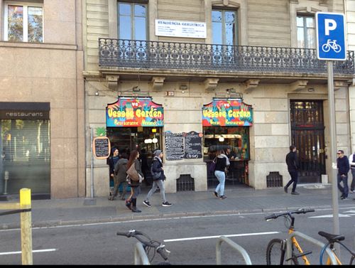 outside at The Mantraa in Barcelona