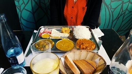 Indian dish  at The Mantraa in Barcelona