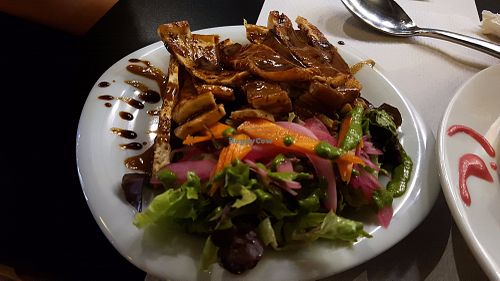 Fried tofu at The Mantraa in Barcelona