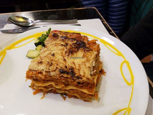 Lasagna at The Mantraa in Barcelona