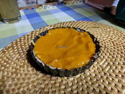 walnut apricot tart, I think. yummy at Casa El Delfin in Trinidad