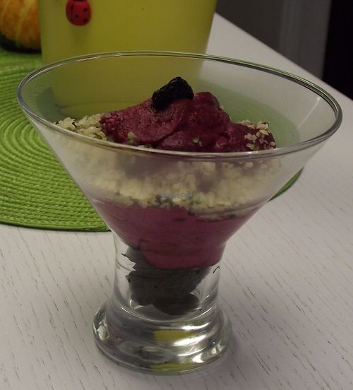 Raw vegan cream at Rawlly in Sofia