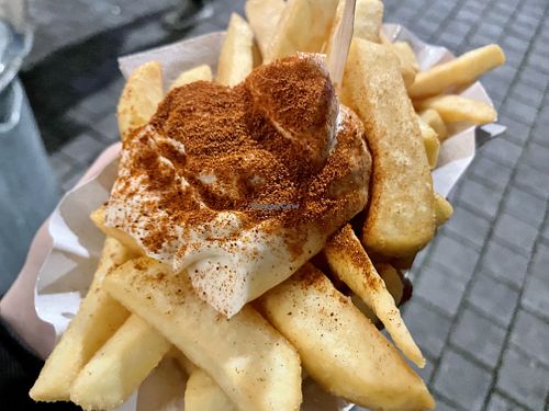 vegan fries at FritzMitte in Jena