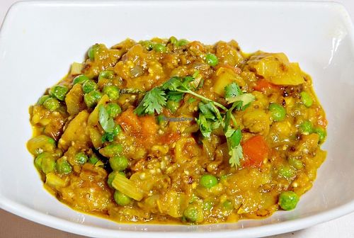 Eggplant Bhartha at Rajput Indian Cuisine in Suffolk
